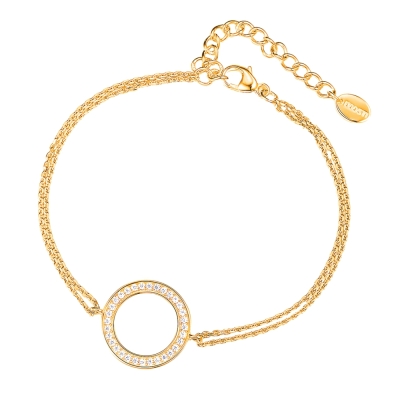 DOOSTI Damen Armband 925/- Silber Gelbgold vergoldet