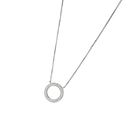 DOOSTI Damen Halskette mit Anhänger 925/- Silber rhodiniert